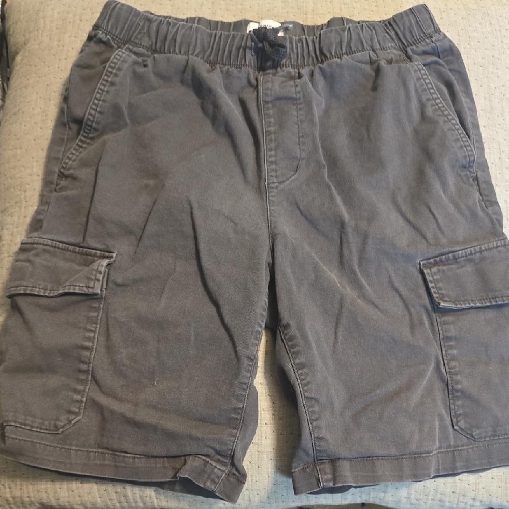 Old Navy Boys Charcoal Cargo Shorts